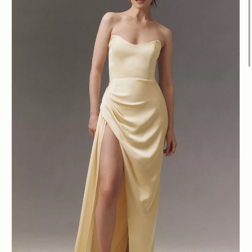 Katie May Bita Gown in Lemon